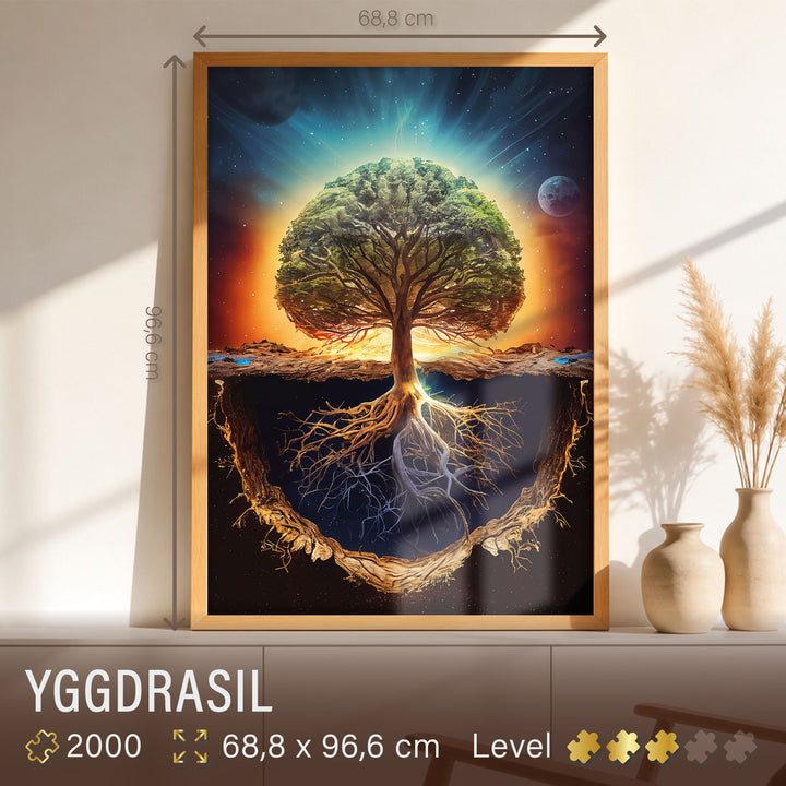 Puzzle 2000 Teile "Yggdrasil"