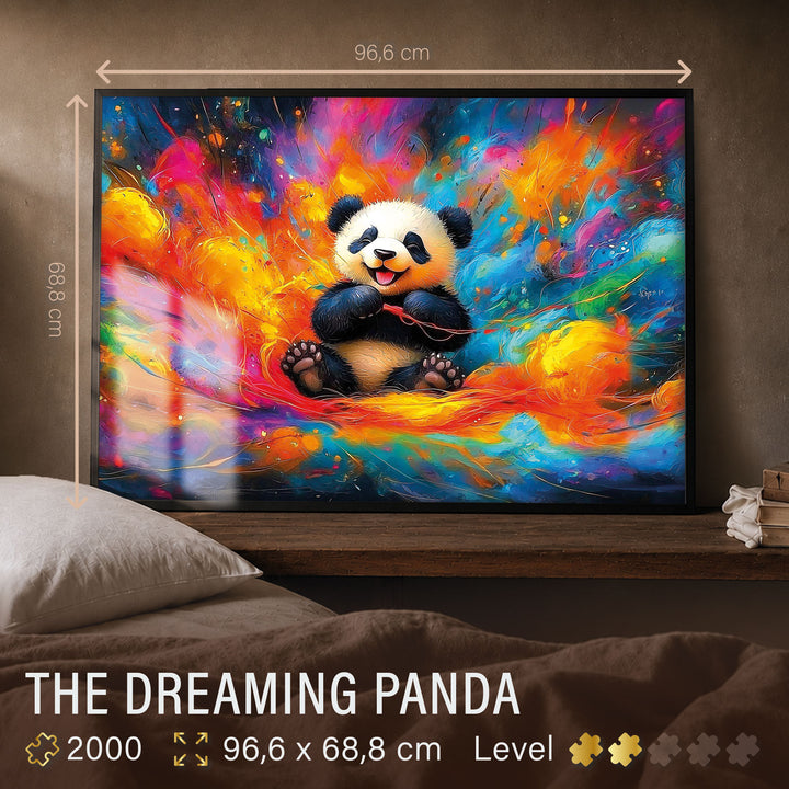 Puzzle 2000 Teile "The Dreaming Panda"