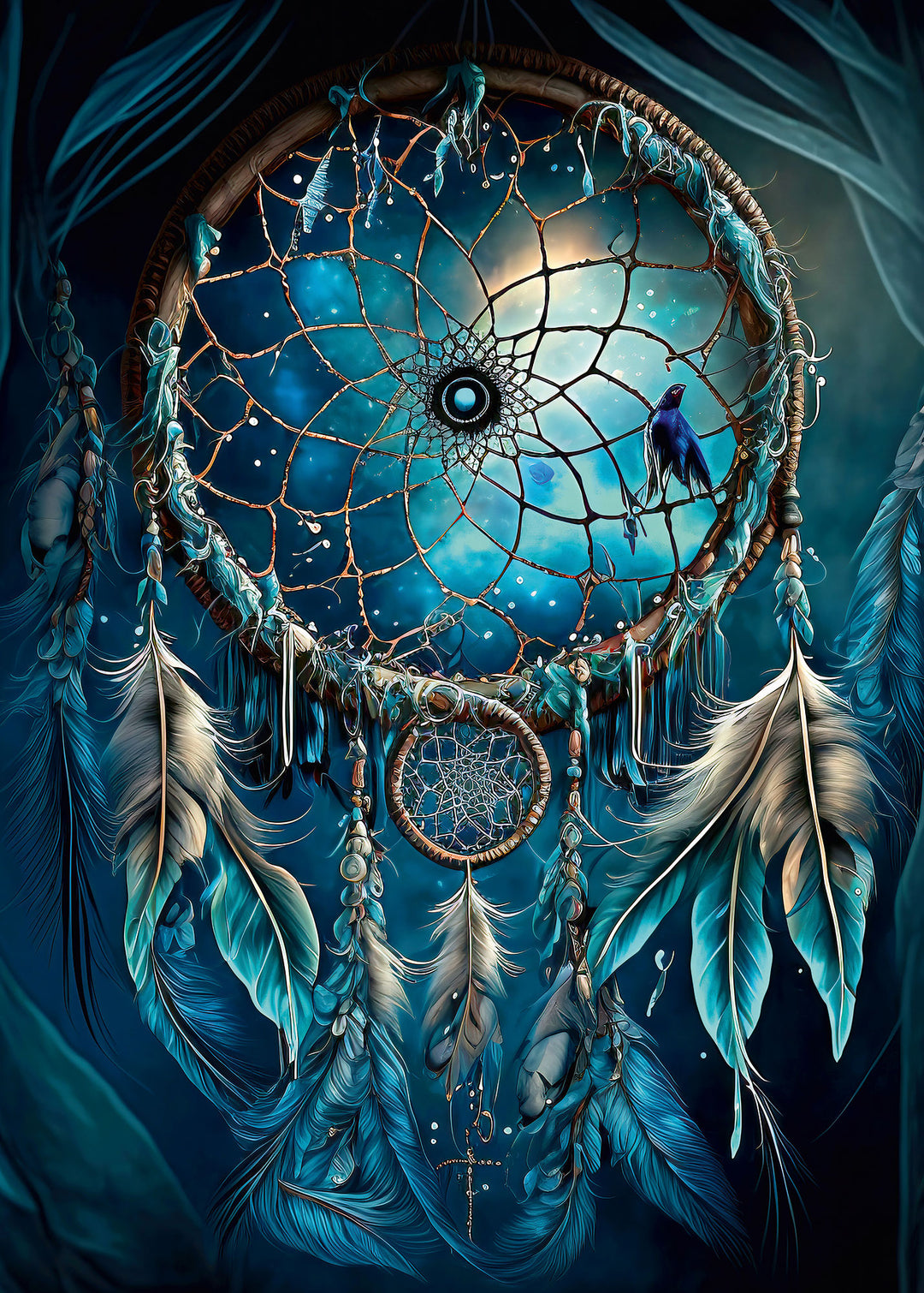 Puzzle 2000 Teile "Indian Dreamcatcher"