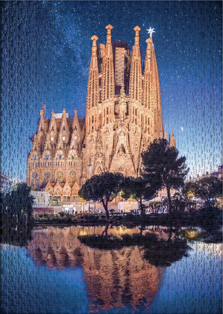 Puzzle 1000 Teile "Basilika Sagrada Familia" - Barcelona