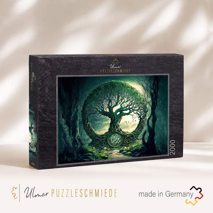 Puzzle 2000 Teile "Alter Wald der Druiden"