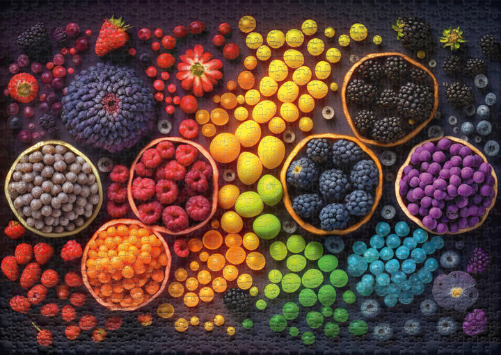 Puzzle 1000 Teile "Rainbow Fruits"