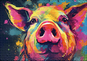 Puzzle 1000 pièces « Désordre coloré »