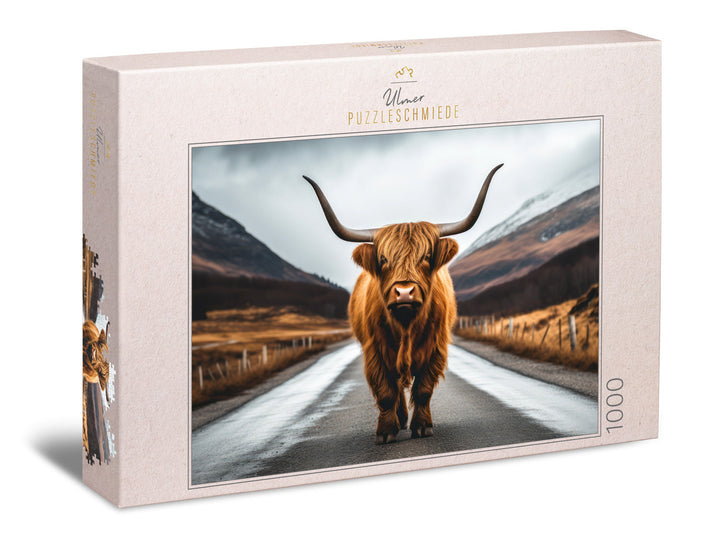 Puzzle 1000 Teile "Highland Road"