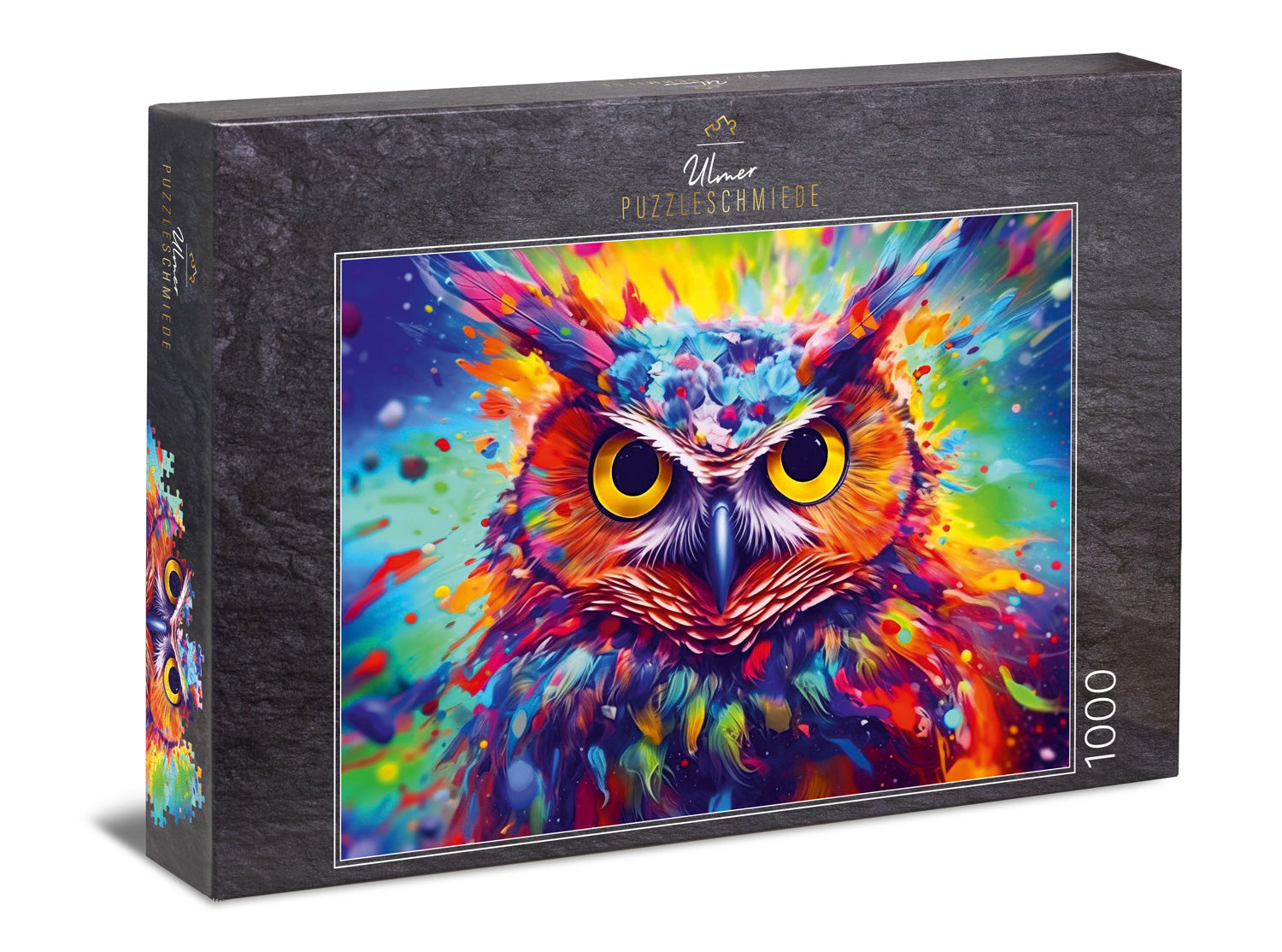 Rundes Vogel-Puzzle Für Erwachsene – 1000 Teile, Naturmotiv, Fertig 68,1 Cm