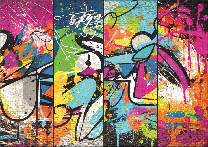 Puzzle 1000 Teile "Graffiti Collage"