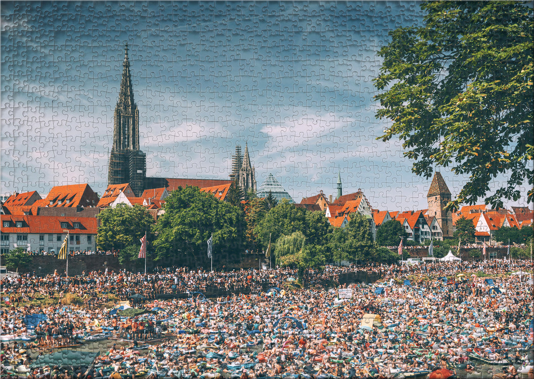 Ulm-Puzzle 1000 Teile "Nabada"