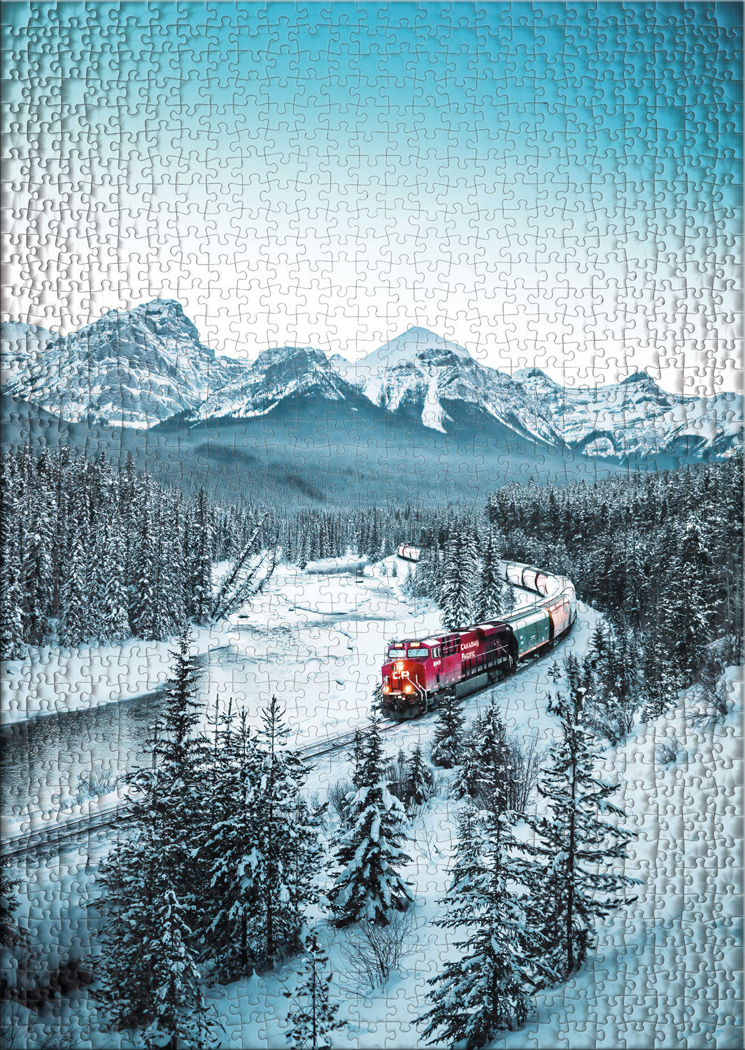 Puzzle 1000 Teile "Transkanada Express"