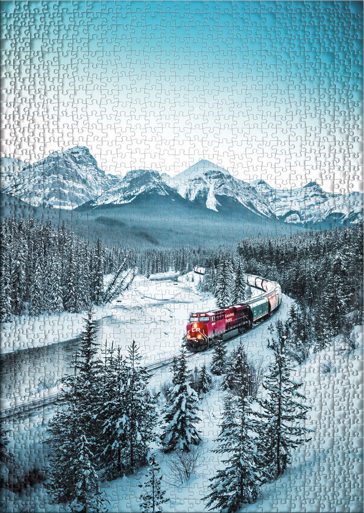 Puzzle 1000 Teile "Transkanada Express"