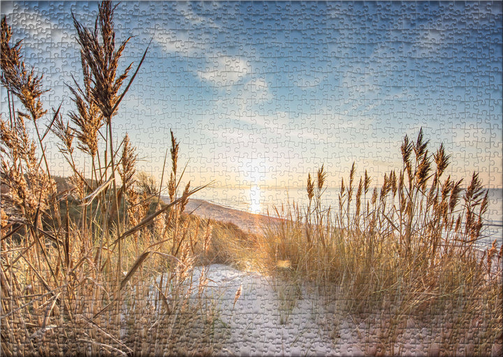 Strand-Puzzle 1000 Teile „Abendweg“
