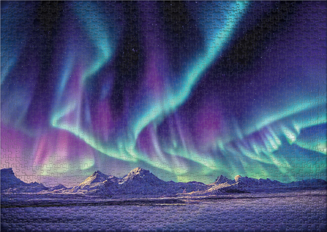 Polarlichter-Puzzle 1000 Teile „Jenseits der Nacht“