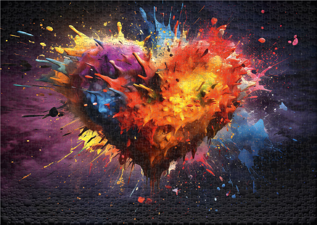 Puzzle 1000 Teile „Herzschlag“