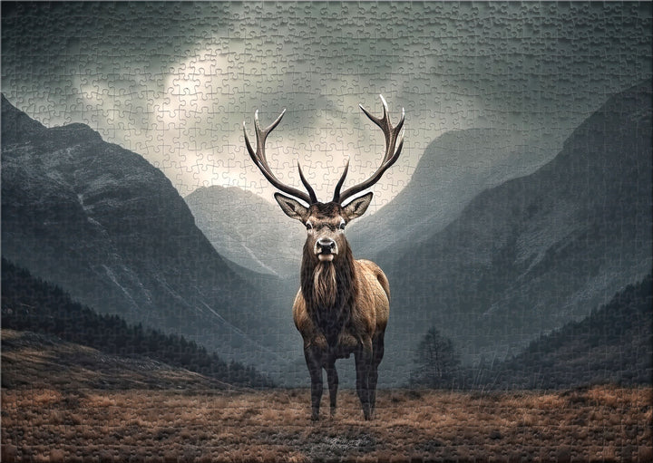 Hirsch-Puzzle 1000 Teile „Lord of the Valley“