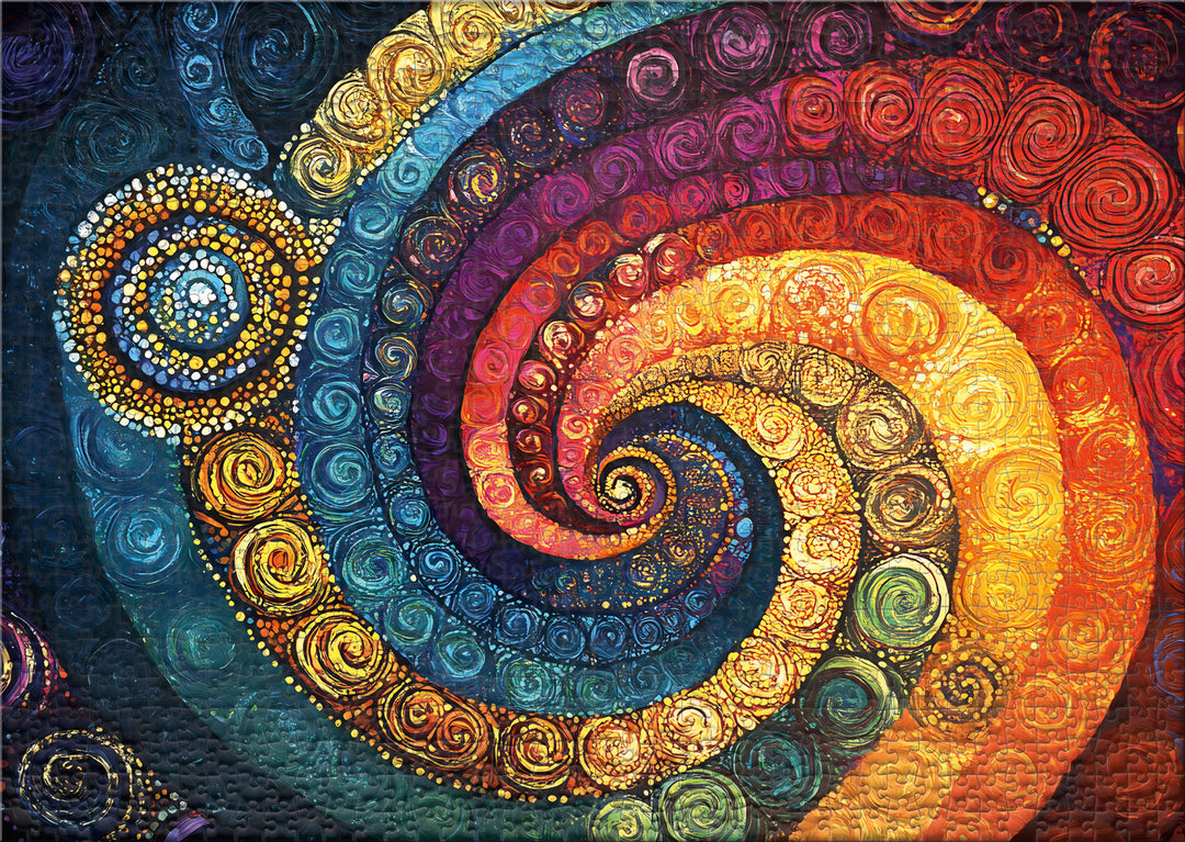 Puzzle 1000 Teile „Spiralwirbel“