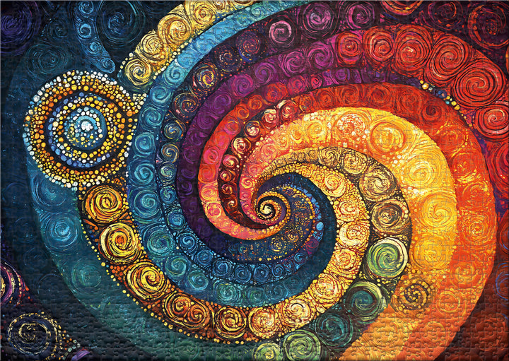 Puzzle 1000 Teile „Spiralwirbel“