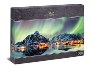 Panorama-Puzzle 1000 Teile "Lichtertanz des Nordens"