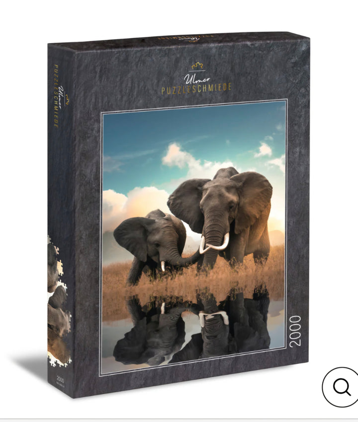 Puzzle animaux 2000 pièces « Highland »